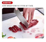Stainless steel antibacterial double-sided health cutting board