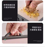 Stainless steel antibacterial double-sided health cutting board