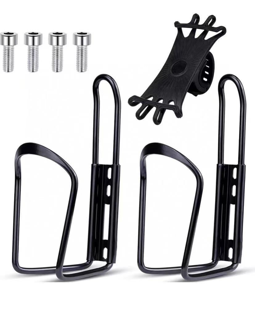 Bicycle bottle cage + Bicycle phone holder