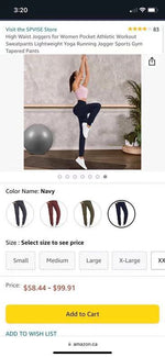 Mid-Autumn Festival Special Buy One Get One Free! SPVISE Women's Quick Dry Yoga Sport Pants
