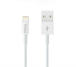 Teco 1-meter White Apple Charging Cable