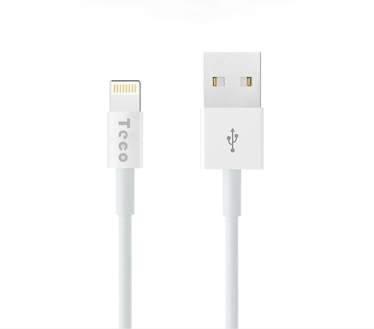 Teco 1-meter White Apple Charging Cable
